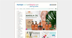 Desktop Screenshot of murrayshealthandbeauty.com