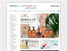 Tablet Screenshot of murrayshealthandbeauty.com